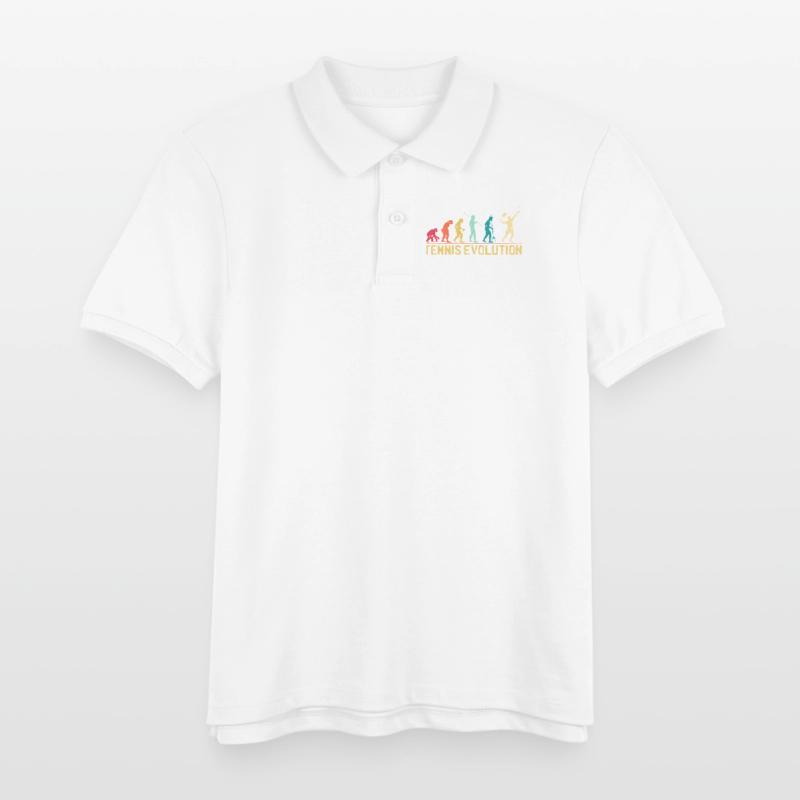 Tennis Evolution Evolution Conception graphique Polo enfant bio Stanley/Stella