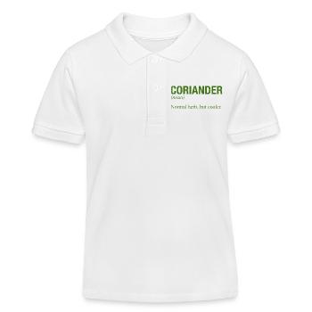 CORIANDER - Kids Organic Polo Shirt by Stanley/Stella - white - Front