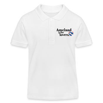 Ameland Lovers - Friesland II - Kids Organic Polo Shirt by Stanley/Stella - white - Front
