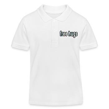 Kostenlose Umarmungen - Kinder Organic Poloshirt Mini Sprinter von Stanley/Stella - Weiß - Vorne