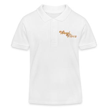 Wood Vibes good coole Citations Holz Wald Natur Fan - Polo enfant bio Stanley/Stella - blanc - Devant