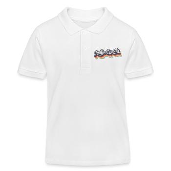 Roller Coaster - Kids Organic Polo Shirt by Stanley/Stella - white - Front