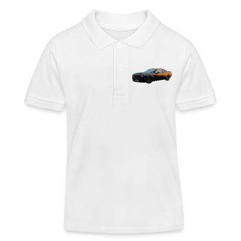 Challenger - Kinder Organic Poloshirt Mini Sprinter von Stanley/Stella - Weiß - Vorne
