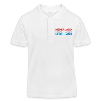 NIEDERLANDE Nederland Pays-Bas Pays-Bas - Polo enfant bio Stanley/Stella - blanc - Devant
