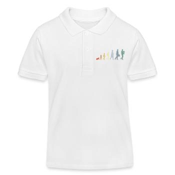 Entwicklung eines Waldhornisten - Kinder Organic Poloshirt Mini Sprinter von Stanley/Stella - Weiß - Vorne