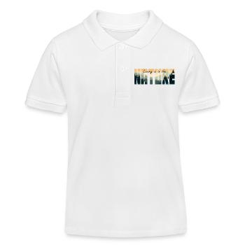Luxus liegt in der NATUR - Kinder Organic Poloshirt Mini Sprinter von Stanley/Stella - Weiß - Vorne