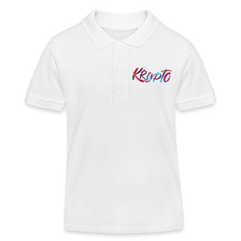 Krypto / Crypto - Kids Organic Polo Shirt by Stanley/Stella - white - Front