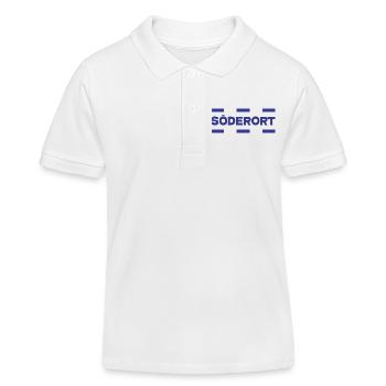 Söderort - Stockholm - Kinder Organic Poloshirt Mini Sprinter von Stanley/Stella - Weiß - Vorne
