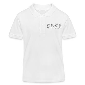 Coordinates Bad Kissingen - Kids Organic Polo Shirt by Stanley/Stella - white - Front