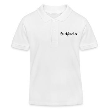 Dachdecker - Kinder Organic Poloshirt Mini Sprinter von Stanley/Stella - Weiß - Vorne