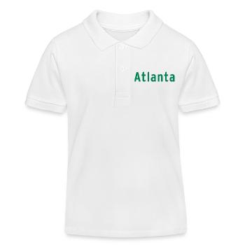 Atlanta - Polo enfant bio Stanley/Stella - blanc - Devant