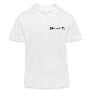Spaghetti Bolognese - Kids Organic Polo Shirt by Stanley/Stella - white - Front