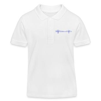 Rendsburger Hochbrücke – Urban Scribble Art Design - Kinder Organic Poloshirt Mini Sprinter von Stanley/Stella - Weiß - Vorne