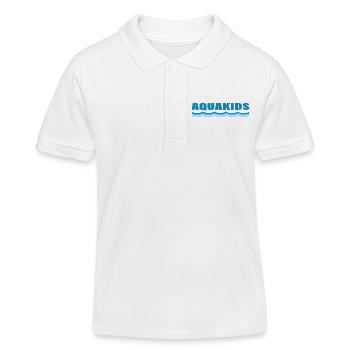 AQUAKIDS - Kinder Organic Poloshirt Mini Sprinter von Stanley/Stella - Weiß - Vorne