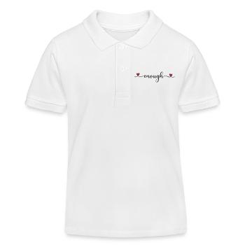 genug - Kinder Organic Poloshirt Mini Sprinter von Stanley/Stella - Weiß - Vorne