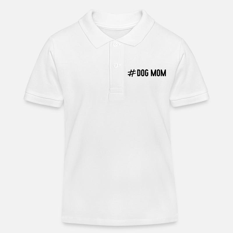 # Dog Maman - Polo enfant bio Stanley/Stella - blanc