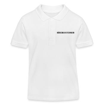 Härzbluetzuger Kanton Zug - Kinder Organic Poloshirt Mini Sprinter von Stanley/Stella - Weiß - Vorne