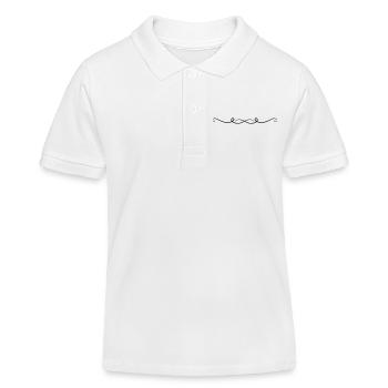 Gamme d’ornements - Polo enfant bio Stanley/Stella - blanc - Devant
