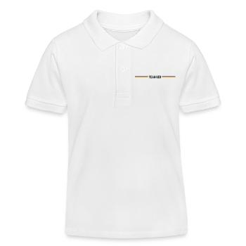 Drapeau de l’Allemagne - Polo enfant bio Stanley/Stella - blanc - Devant