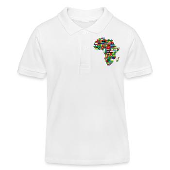 AFRIQUE DE L'AFRIQUE CONTINENT CADEAU T-SHIRT - Polo enfant bio Stanley/Stella - blanc - Devant