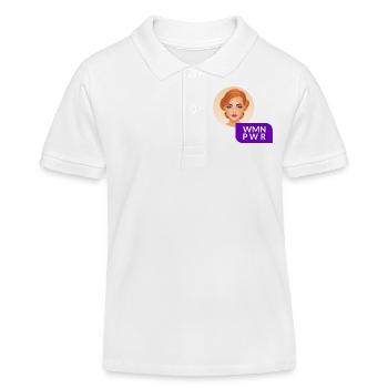 WMN PWR - Visage Féminin - 05 - Polo enfant bio Stanley/Stella - blanc - Devant