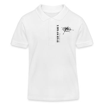 Koordinaten Oldenburg - Kinder Organic Poloshirt Mini Sprinter von Stanley/Stella - Weiß - Vorne