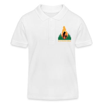 Running - Kinder Organic Poloshirt Mini Sprinter von Stanley/Stella - Weiß - Vorne