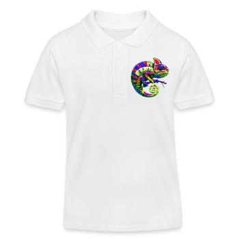 Chameleon - Kids Organic Polo Shirt by Stanley/Stella - white - Front