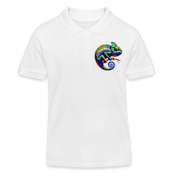 Chameleon - Kids Organic Polo Shirt by Stanley/Stella - white - Front
