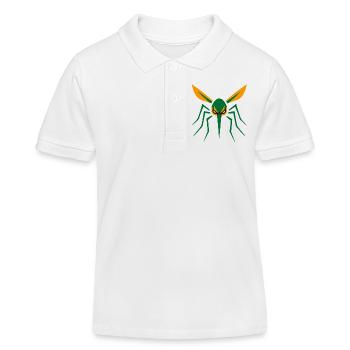 Mosquito, Mosquito, Insect, Evil - Kids Organic Polo Shirt by Stanley/Stella - white - Front