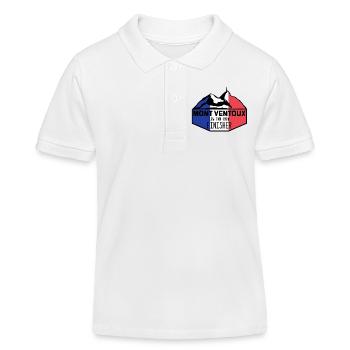 Mont Ventoux Finisher - Kinder Organic Poloshirt Mini Sprinter von Stanley/Stella - Weiß - Vorne