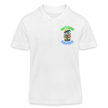 AUTOMNE RAWRRR - Polo enfant bio Stanley/Stella - blanc - Devant