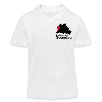 spandau - Kinder Organic Poloshirt Mini Sprinter von Stanley/Stella - Weiß - Vorne