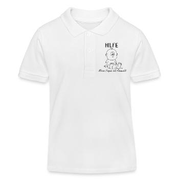 Hilfe Baby Anwalt - Kinder Organic Poloshirt Mini Sprinter von Stanley/Stella - Weiß - Vorne