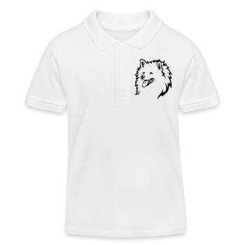 Pointed head - Kids Organic Polo Shirt by Stanley/Stella - white - Front