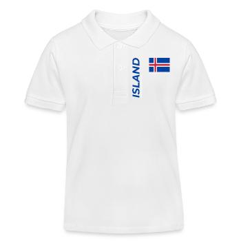 Vestrahorn - Kinder Organic Poloshirt Mini Sprinter von Stanley/Stella - Weiß - Vorne