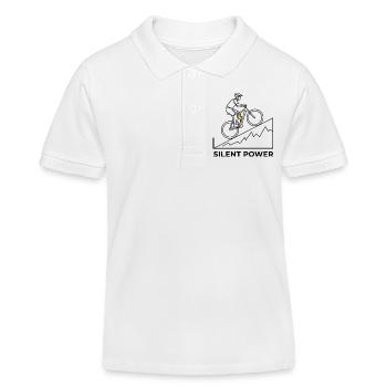 Montée éclair - Polo enfant bio Stanley/Stella - blanc - Devant