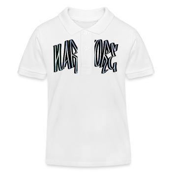 hardcore V2 - Kids Organic Polo Shirt by Stanley/Stella - white - Front