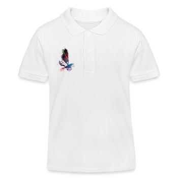 Sports de surf #surfer #sport - Polo enfant bio Stanley/Stella - blanc - Devant