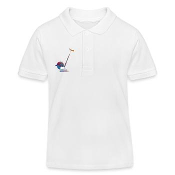 Polo sport art #polo #sport - Polo enfant bio Stanley/Stella - blanc - Devant