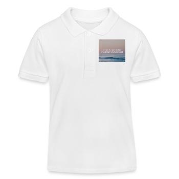 Ich will nur - Philipp Poisel - Kinder Organic Poloshirt Mini Sprinter von Stanley/Stella - Weiß - Vorne