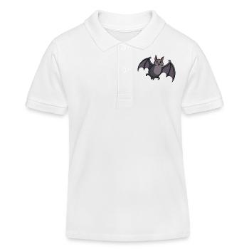 Bad Fly - Kinder Organic Poloshirt Mini Sprinter von Stanley/Stella - Weiß - Vorne