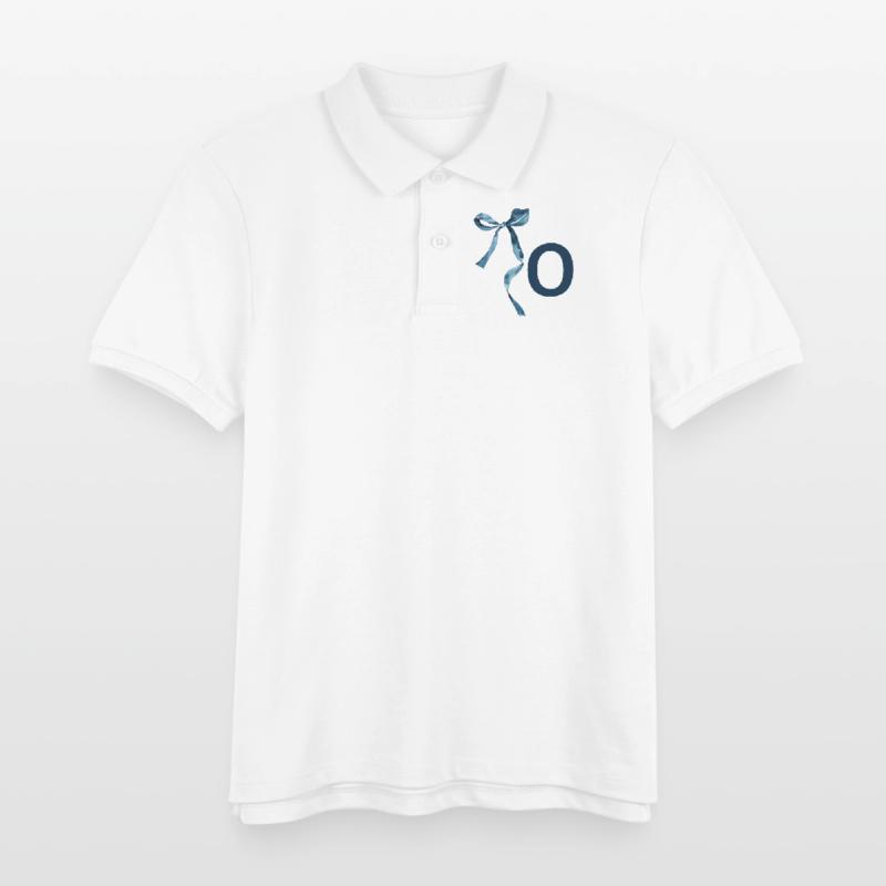 Monogramm oder Geschenkidee Kinder Organic Poloshirt Mini Sprinter von Stanley/Stella