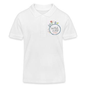 Écolier 2026 - Polo enfant bio Stanley/Stella - blanc - Devant