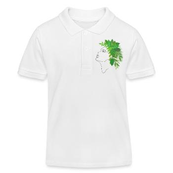 Mutter Erde - Kinder Organic Poloshirt Mini Sprinter von Stanley/Stella - Weiß - Vorne