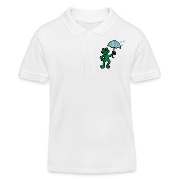 Weatherman - Rain - Polo enfant bio Stanley/Stella - blanc - Devant