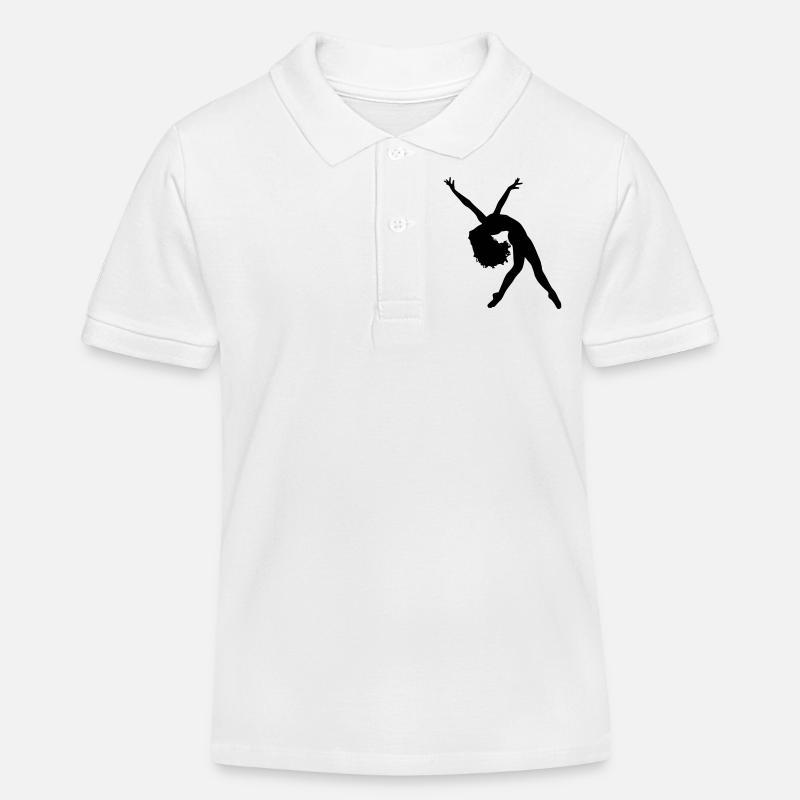 danseuse - Polo enfant bio Stanley/Stella - blanc