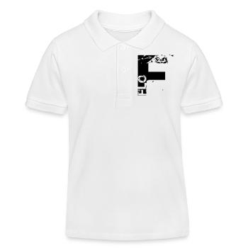 F as Flo - Kids Organic Polo Shirt by Stanley/Stella - white - Front