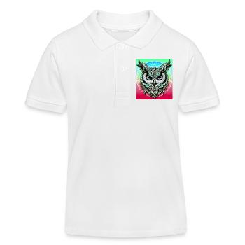 hibou - Polo enfant bio Stanley/Stella - blanc - Devant