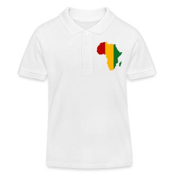 Guiena_Flagge_Afrika - Polo enfant bio Stanley/Stella - blanc - Devant